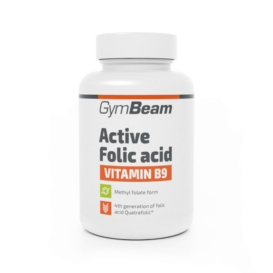 Active Folic Acid (B9-vitamin) - 60 kapszula - GymBeam (HMLY-8586022219733)