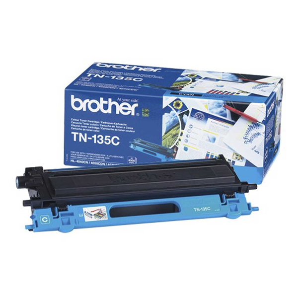 Brother TN-135C tonerpatron 1 stk Original Blå