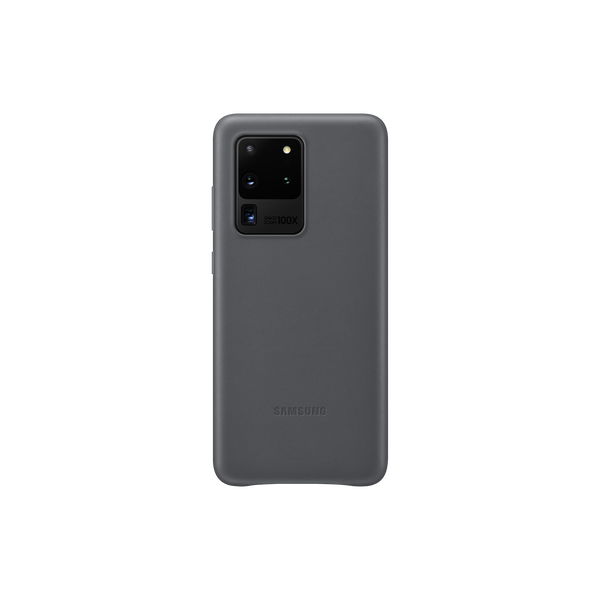 Предпазен калъф Samsung Leather Cover за S20 Ultra, Gray