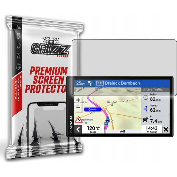  GrizzGlass Folia matowa GrizzGlass PaperScreen do Garmin DriveSmart 86 MT-S