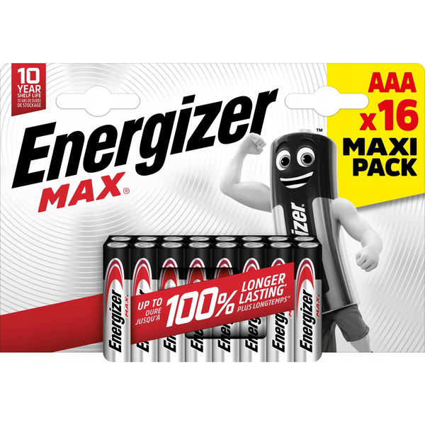 Energizer Mikroelem Max Alkáli mangán 1.5 V 16 db