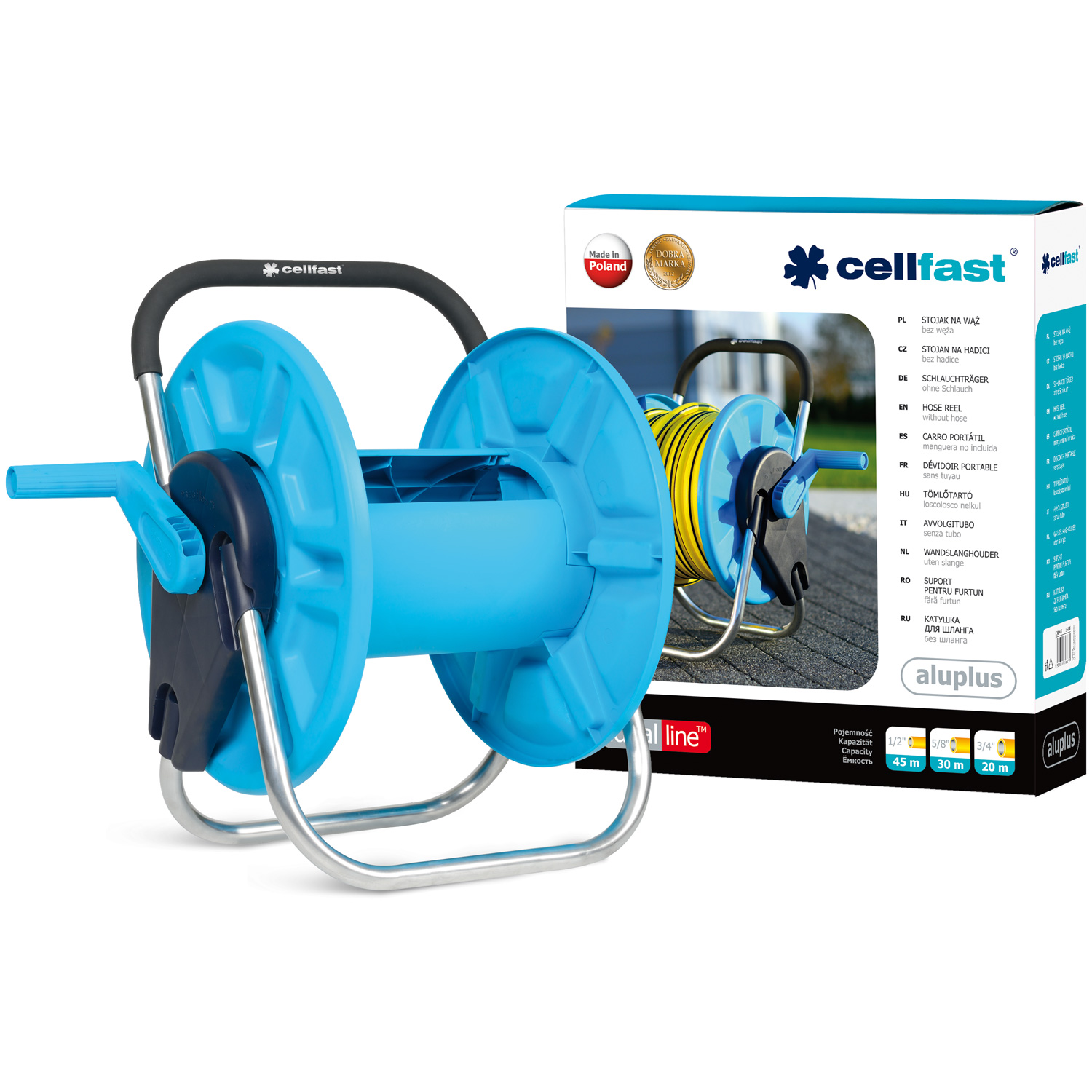 CELLFAST CF55150 Aluplus Tömlőállvány 45m , 1/2", Cellfast (55-150)