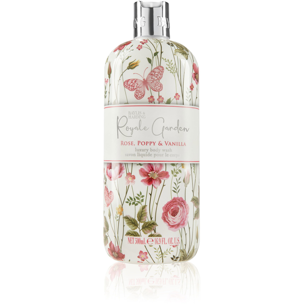 BAYLIS &amp; HARDING Royale Garden Rose, Poppy &amp; Vanilla 500 ml