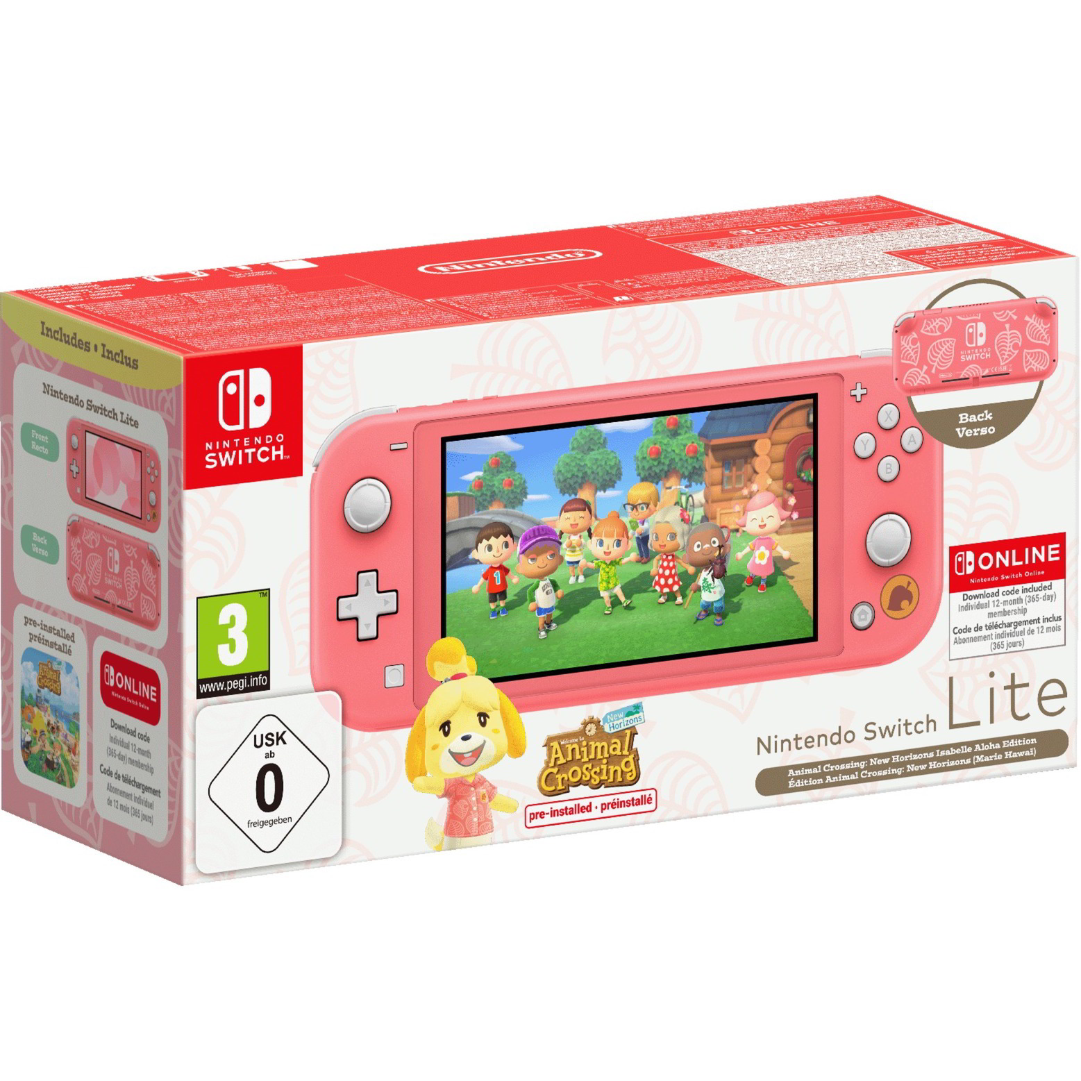 Nintendo Switch Lite Játékkonzol Animal Crossing: New Horizons Melinda játékkal (10014332)