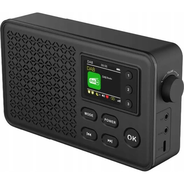 Denver DAB-57 Digitalradio BT/Wecker schwarz