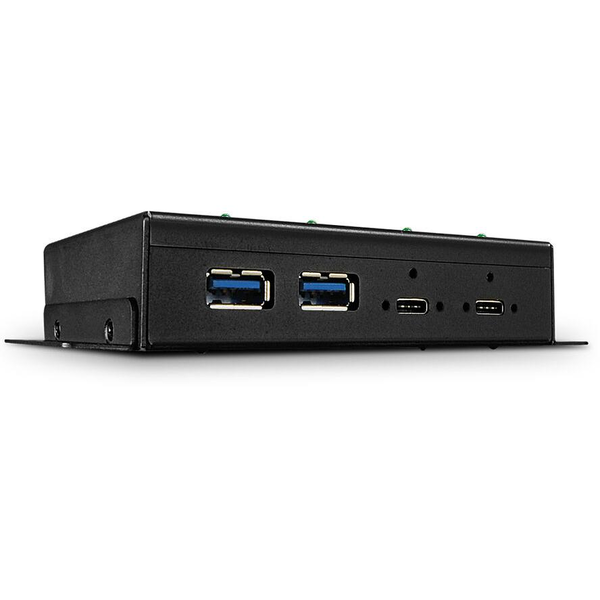 Lindy 43094 interface hub USB 3.2 Gen 2 (3.1 Gen 2) Type-C 10000 Mbit/s Zwart