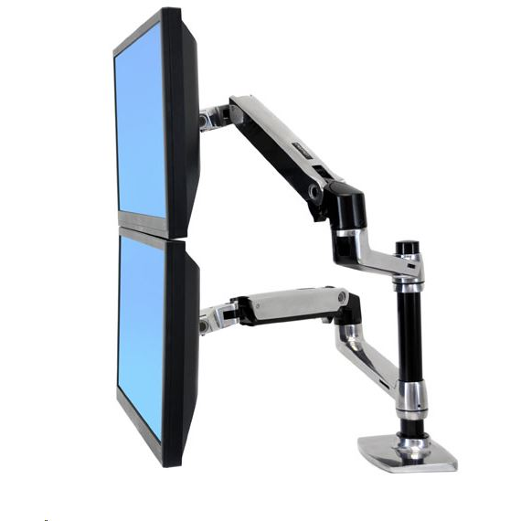 Ergotron Dvojité stolní rameno LX Dual Stacking Arm (45-248-026)