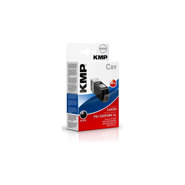 KMP Canon PGI-550PGBKXL Мастилена касета Черно XL