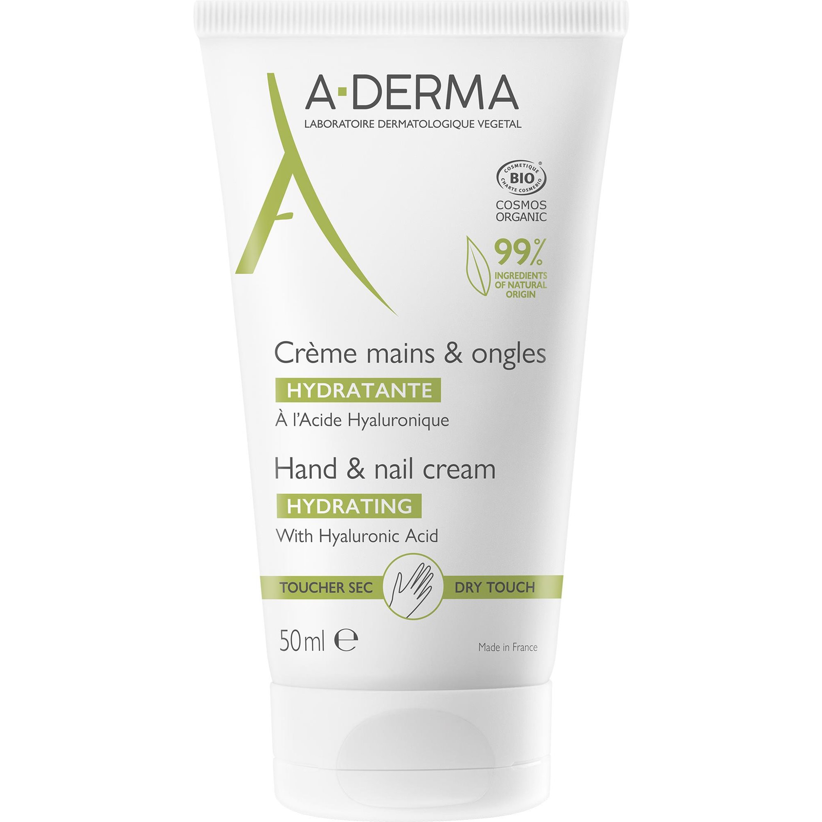 A-DERMA Hidratáló kéz- és körömápoló krém 50 ml (3282770154276)
