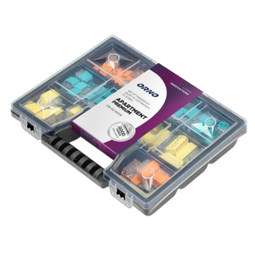 Lakás Premium Szerelési Csatlakozó Készlet, 109 Darab. Press-In_ 30X 2-Vezetékes. 30X 3-Vezetékes. 12X 5-Vezetékes. Rányomható_ 20X 2-Vezetékes. 12X 3-Vezetékes. 5X 5 Huzal. (OR-SZ-8009)