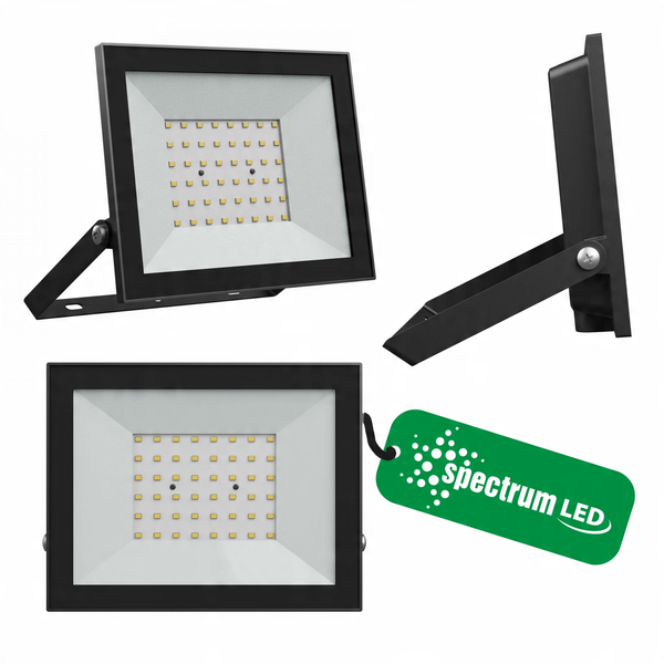 SPECTRUM Reflektor NOCTIS LUX-4 LED 50W neutrální bílá 176x137x25mm