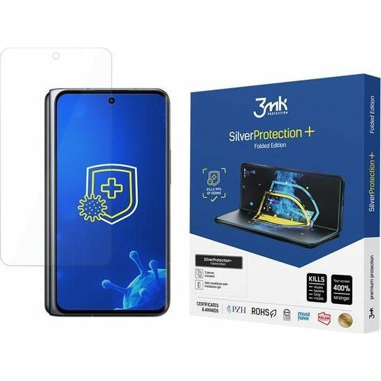 Фолио 3MK Silver Protect + Folded Edition Wet Wipe, Антимикробно, Съвместимо с Oppo Find N 5G