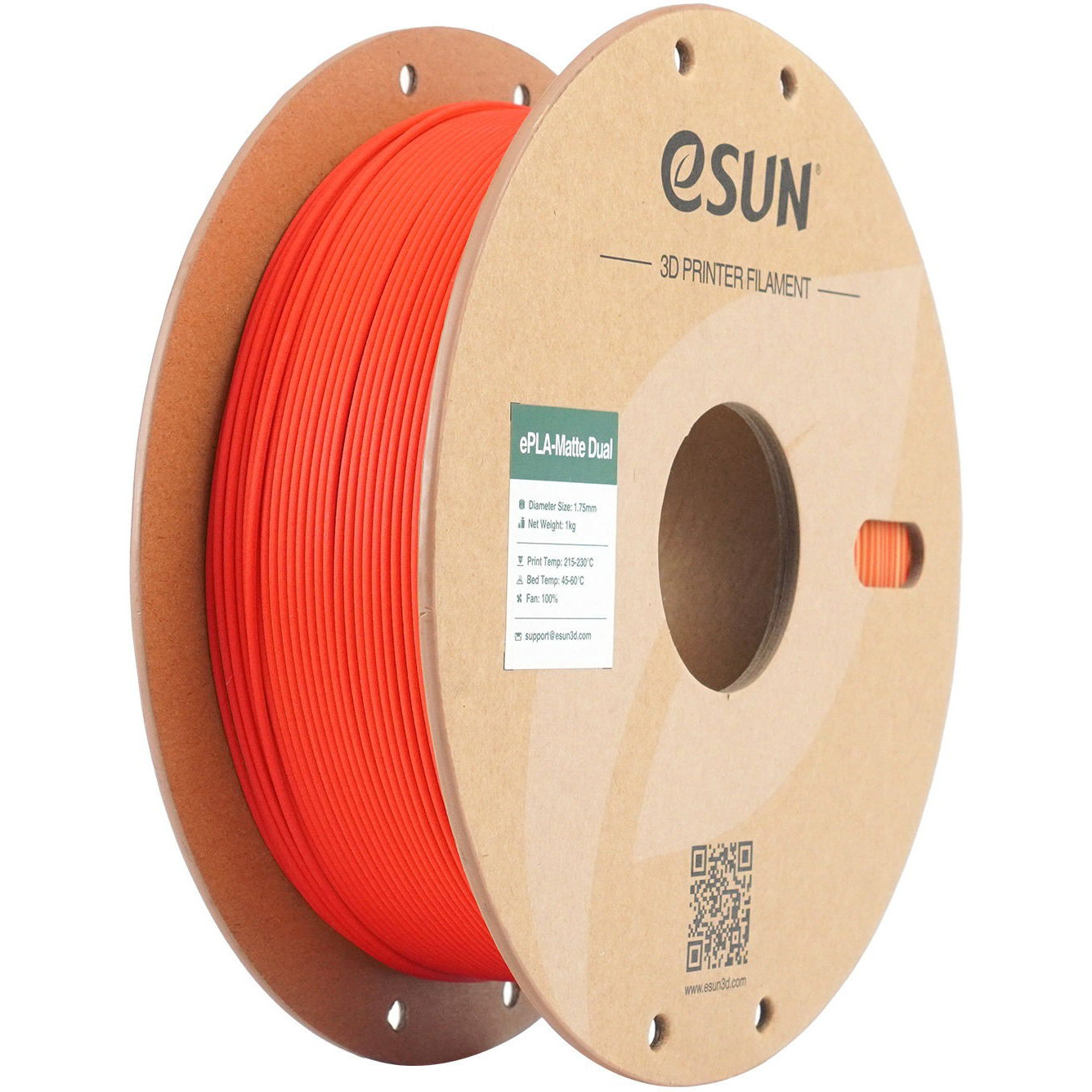 eSUN ePLA-Dual Matte Red Yellow 1kg (ESU240931)