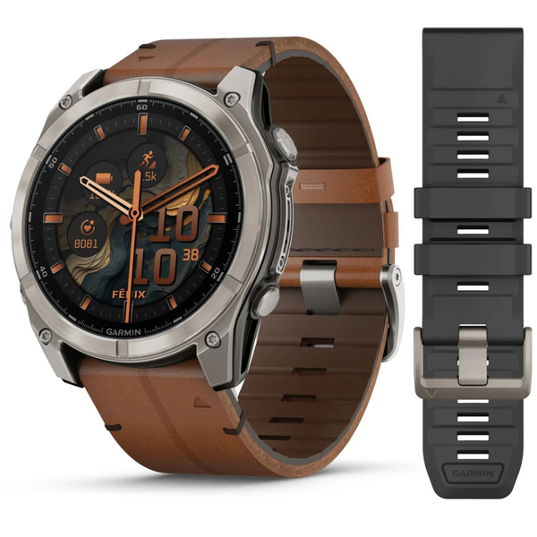 GARMIN Fenix 8 51mm AMOLED Sapphire titánium okosóra