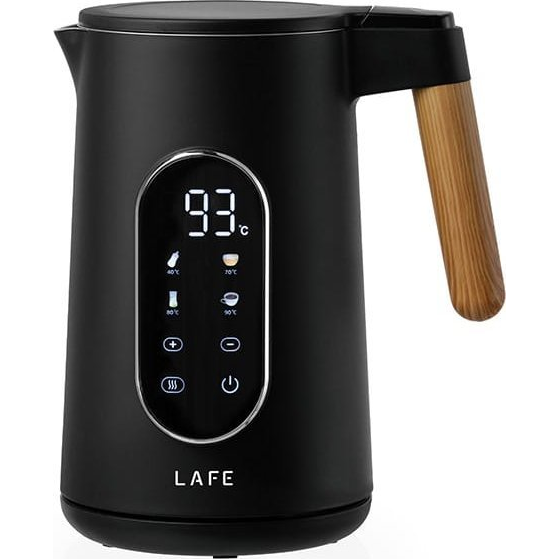 LaFe KettleX Pro, 2200W, 1.7 L, Dupla falú, Hőfokszabályzó, Rozsdamentes acél, Vezeték Nélküli, Vízforraló (LAFCZA47533)