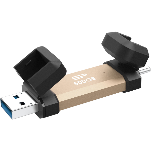 Silicon Power SP500GBUC3S72VPG DS72 Ultra fast pendrive, 500 GB, USB 3.2 Gen 2, 10 Gbps, 1050 MB/s
