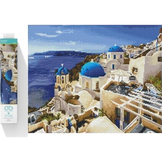 Diamond Embroidery Diamond Dotz Diamond Mosaic Santorini 60x50cm Dq12004
