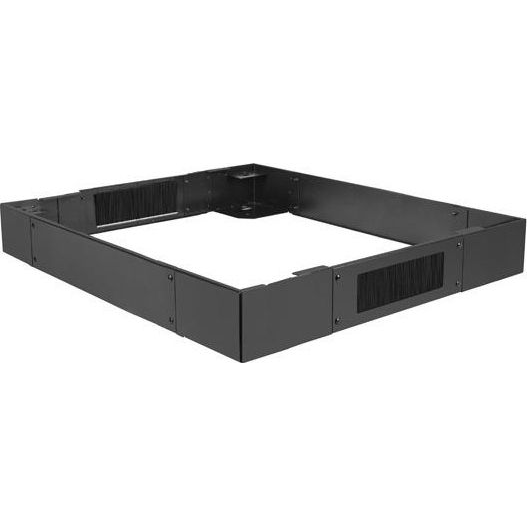 Lanberg CK01-88-B 800x800mm rackhez fekete lábazat fésűs kábelvevezetővel (CK01-88-B)