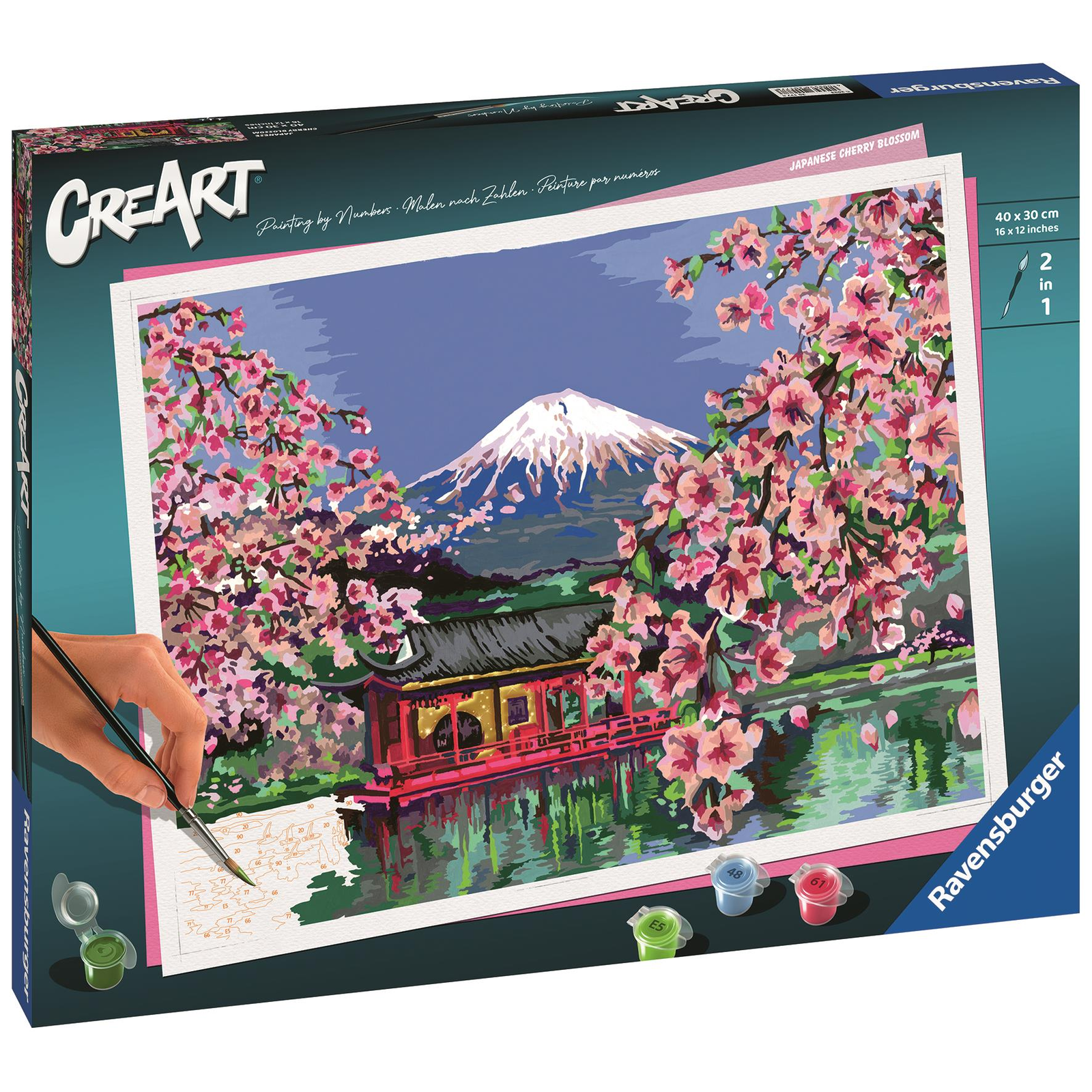 Ravensburger 201778 CreArt Japán cseresznyevirágok (4005556201778)