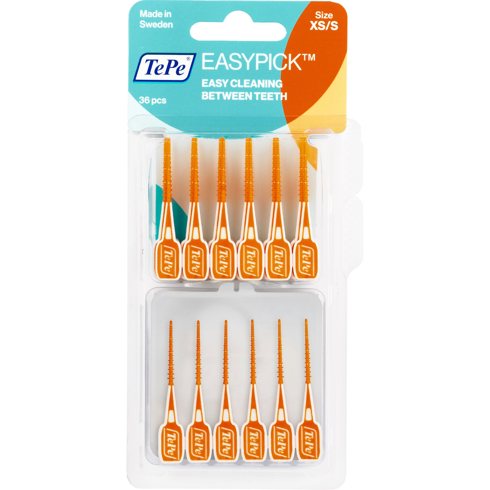 TEPE EasyPick™ Szilikon fogpiszkáló - XS/S, 36 db (7317400015811)