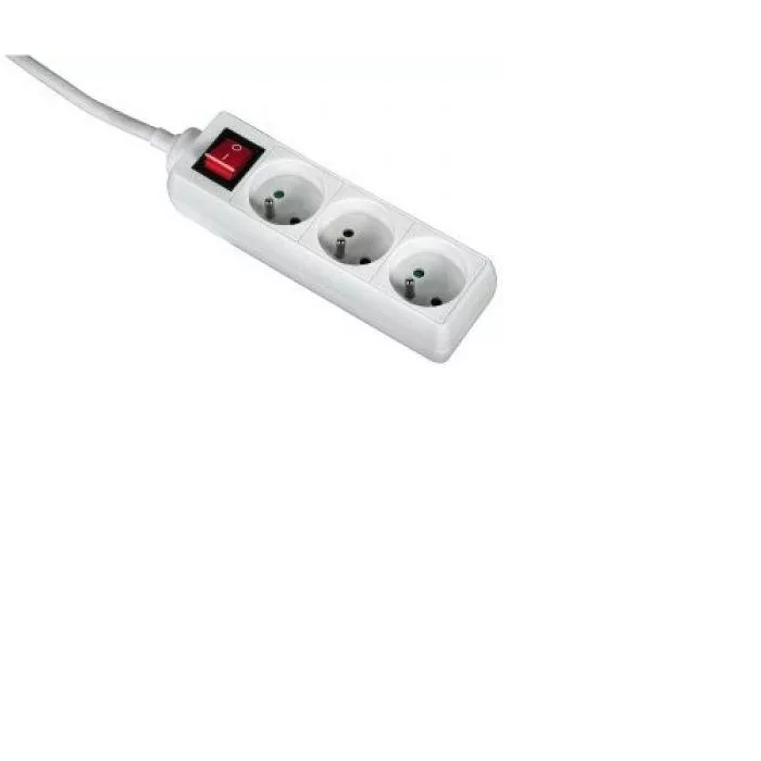 Hama 47735 Elosztó 3 aljzatos 3m - Fehér (47735)