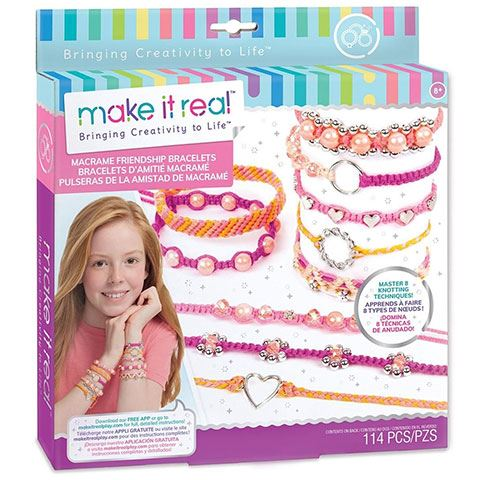 Make It Real ékszerkészítés, makramé barátság karkötők (MIR1318) (MIR1318)
