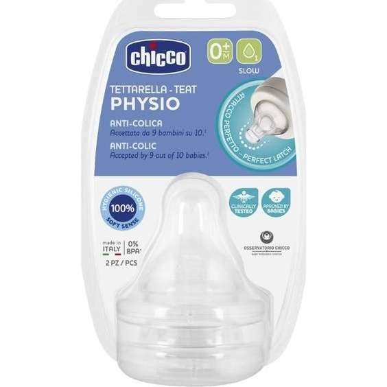 Chicco 00020311000000 cumlík na fľaše Silikón Ortodontické