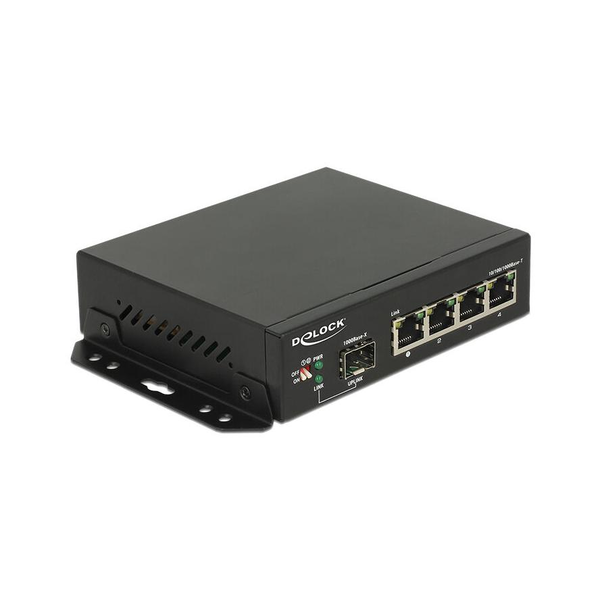 ADA Delock 87704 Gigabit Ethernet-kapcsoló, 4 port + 1 SFP