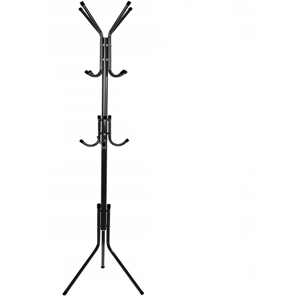 Ruhhy 23815 Standing coat rack 175 × 42 cm, black