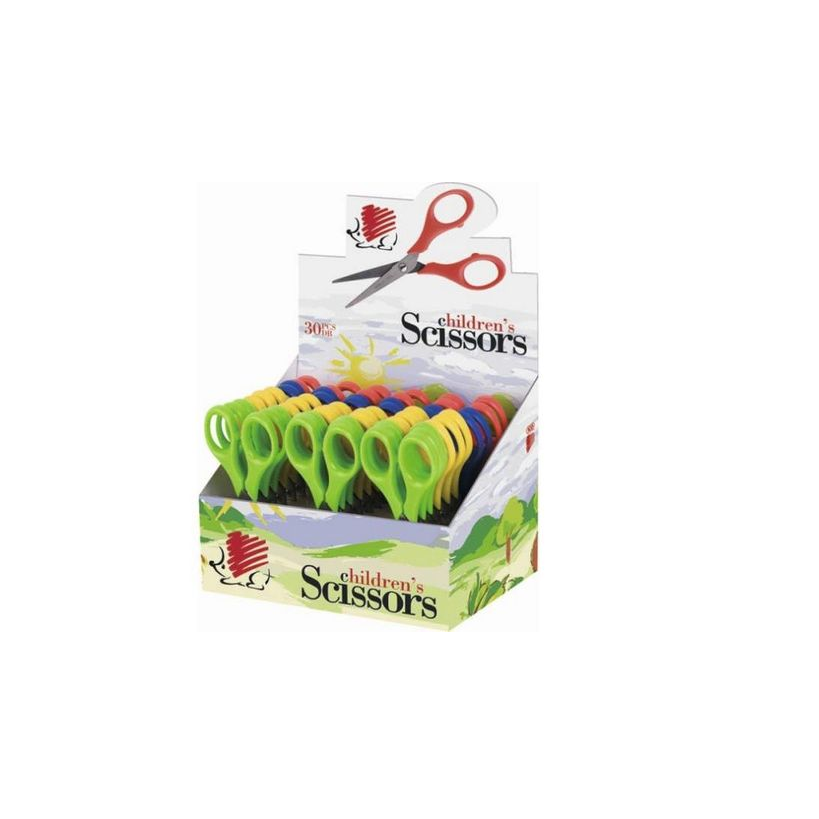 ICO Süni 13,5 cm iskolai olló hegyes - vegyes színű (30 db) (7440056000)