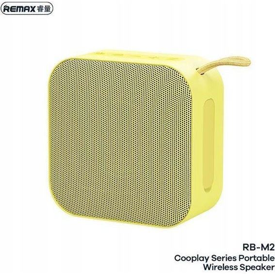Přenosný reproduktor Remax RB-M2 žlutý 5 W