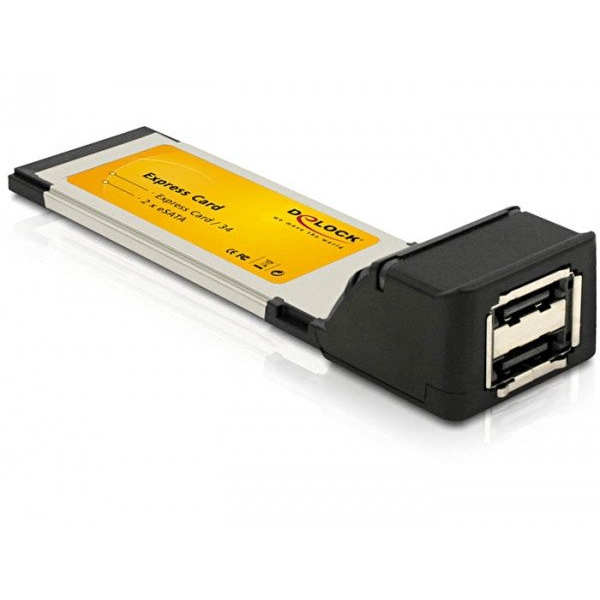 DELOCK Express Card - 2 x eSATA 6 Gb/s (61891)