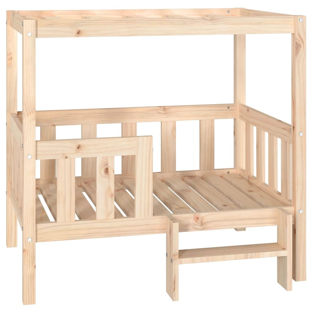 vidaXLtömör fenyőfa kutyaágy 95,5x73,5x90 cm (822382)