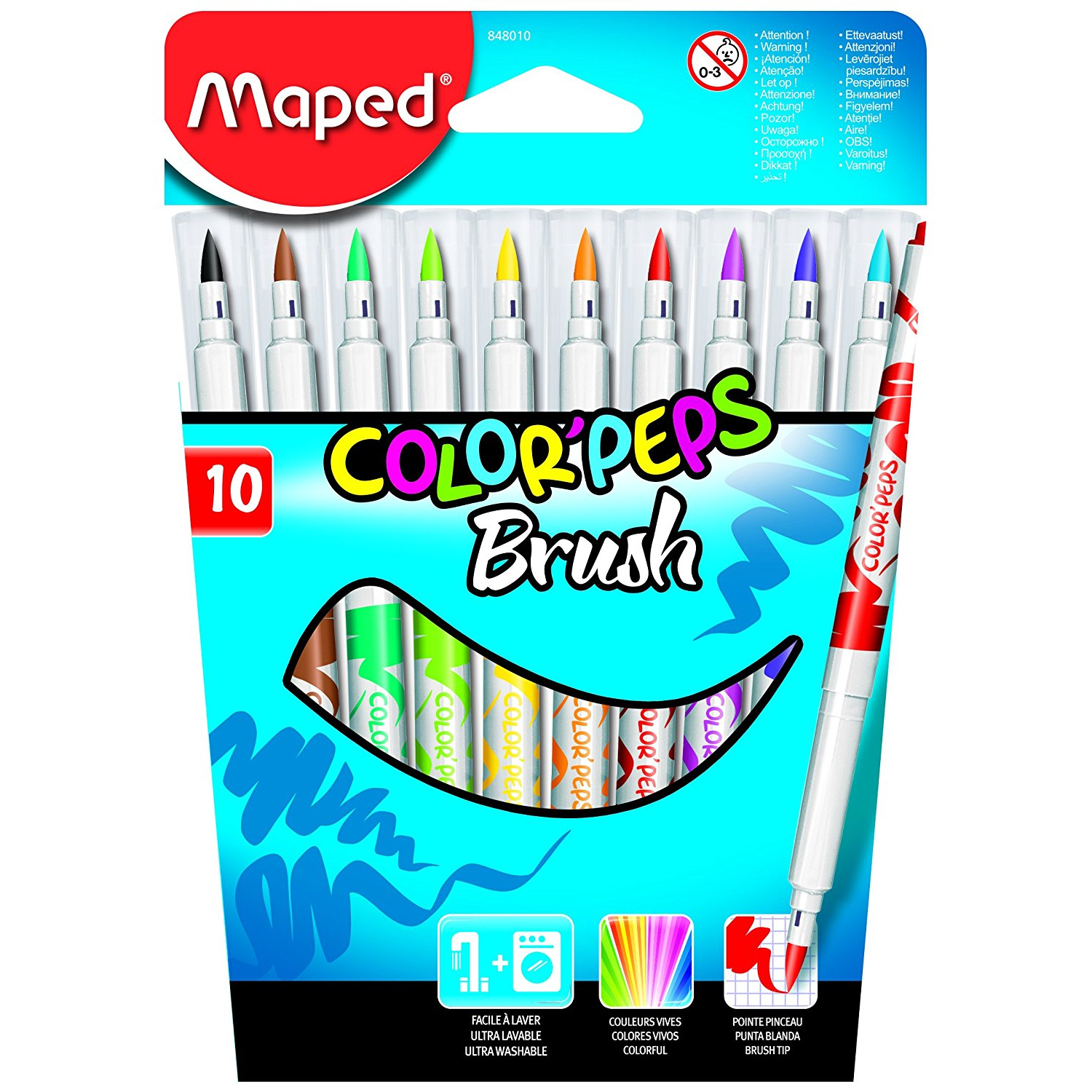 Maped Color'Peps Brush 2.8 mm Filctoll készlet -10 szín (848010)
