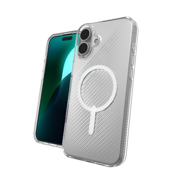 ZAGG Luxe Snap mobiltelefon etui 17 cm (6.7") Cover Transparent