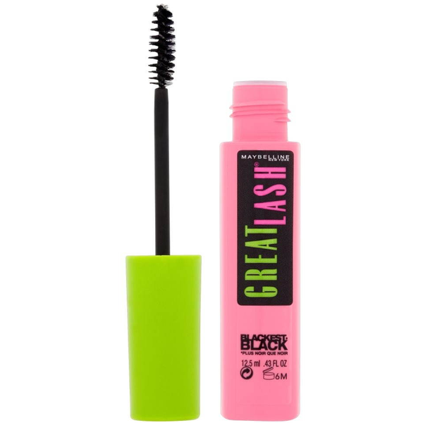 MAYBELLINE NEW YORK Great Lash Mascara Blackest Black 12,5 ml