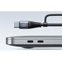 Joyroom SA37-2T2 USB-C/USB-A - USB-C/Lightning töltőkábel 60W 1.2m fekete