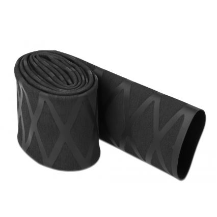 Delock Zsugorcső 1 m x 30 mm fekete (19596) (d19596)