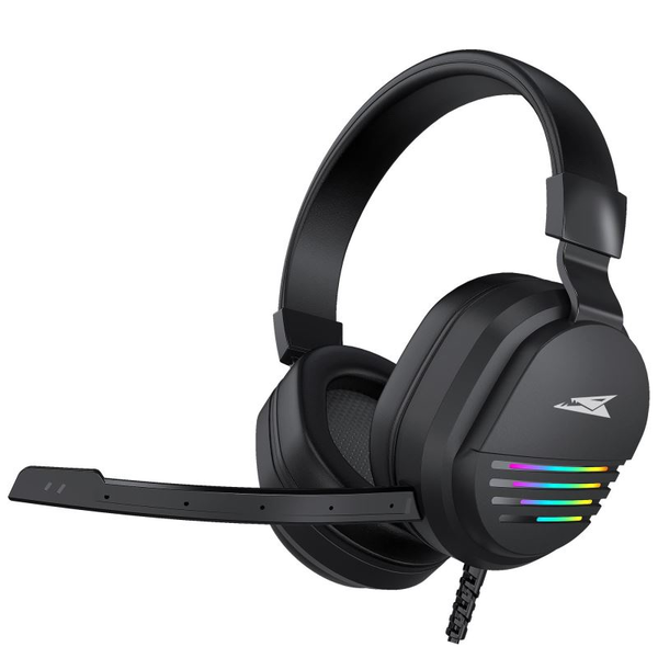 Геймърски слушалки Baracuda PEARL BGH-011 – черни с RGB микрофон