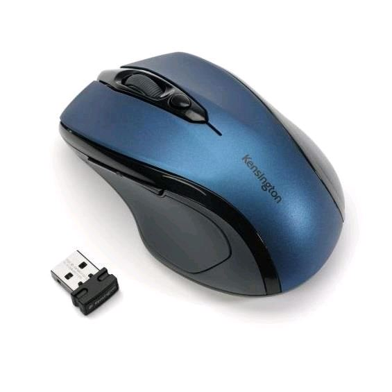 Kensington Pro Fit Mid-Size vezeték nélküli optikai egér kék 1750 DPI (K72421WW)