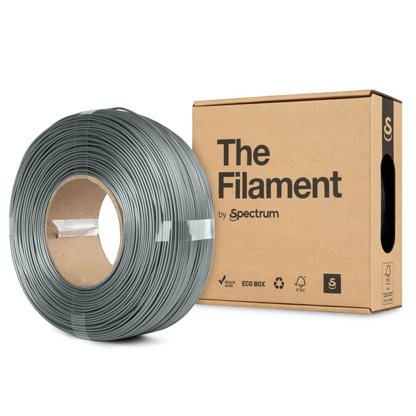 The Filament ReFill PETG 1,75mm Silver Aluminium 1kg