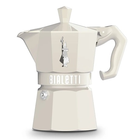 Bialetti 9059 Moka Exclusive 3 személyes Kotyogós kávéfőző - Krém
