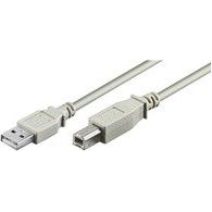 Microconnect USBAB3 cavo USB USB 2.0 3 m USB A USB B Grigio