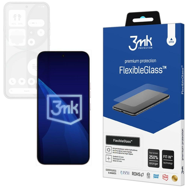 3MK FlexibleGlass Hybrid Glass for Nothing Phone (4a)