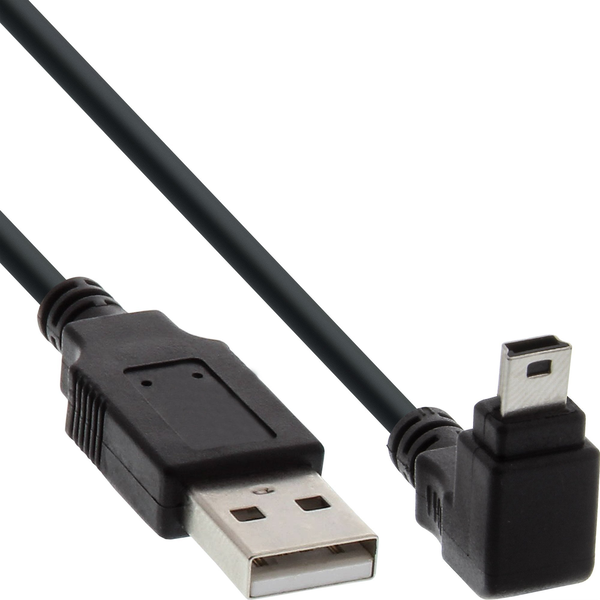 InLine 34203 USB кабел USB 2.0 0,3 м USB A Mini-USB B Черен