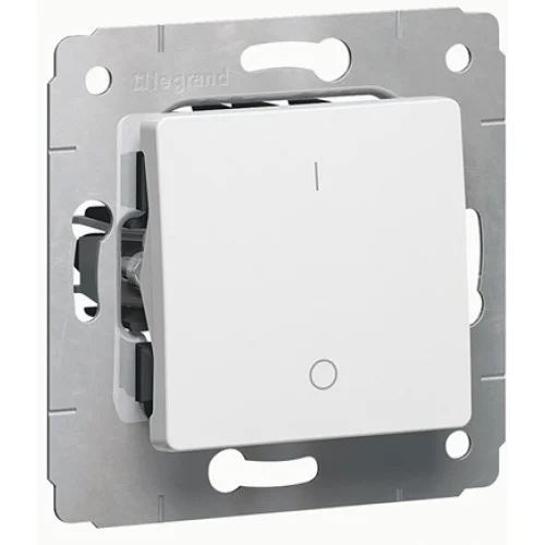 Legrand Cariva kétpólusú kapcsoló keret nélkül fehér (773602)