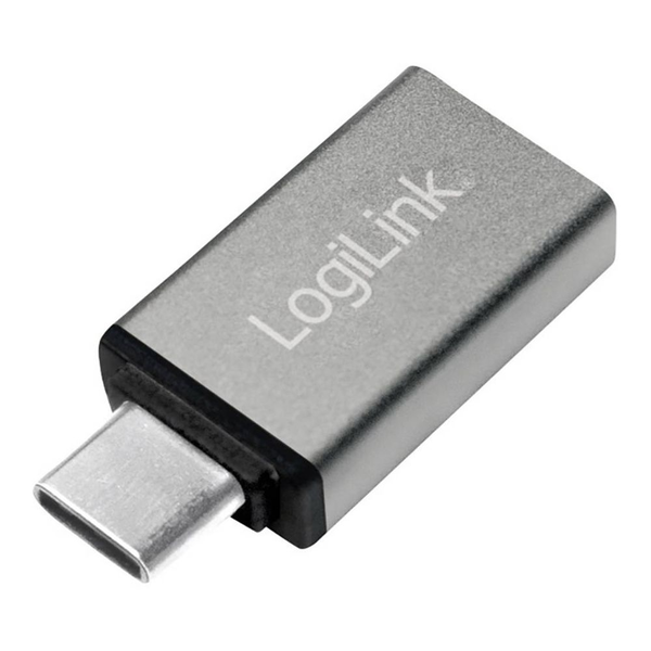 Logilink OTG адаптер, USB Type C към USB 3.1, 5Gbps трансфер на данни, сребрист