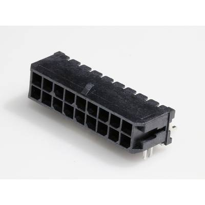 Molex Beépíthető stift sor (standard) Pólusok száma 18 Raszterméret: 3.00 mm 430451806 1 db Tape on Full reel (430451806)