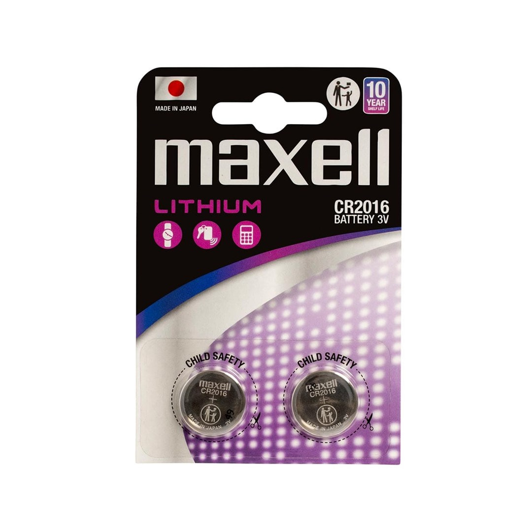 Maxell CR2016 Lítium gombelem 3.0V (2db /csomag) (MAXELL CR2016 2PCS BLIST)