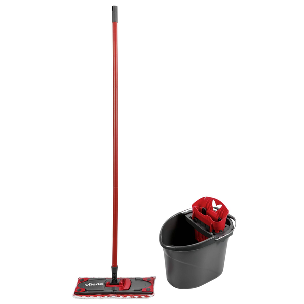 Kbelík a plochý mop Vileda